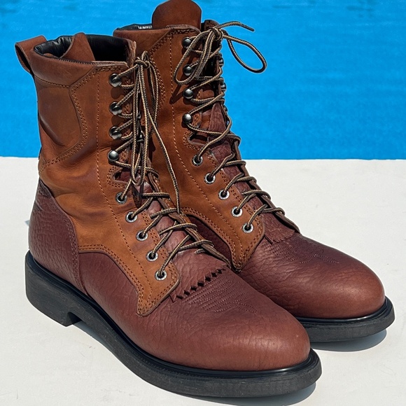 Red Wing 1102 Men's 8-Inch Work Boot Soft Toe, Electrical Hazard, Oil Res - 10D - Picture 1 of 16